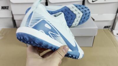 Unisex Nike Air Zoom Mercurial Vapor 16 Elite TF Football Shoes - Jade/Blue/White