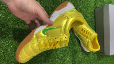 Men's Nike Total 90 II IC Football Shoes - Yellow/Green/White