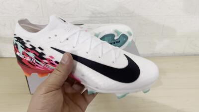 Unisex Nike Air Zoom Mercurial Vapor 16 Elite FG Football Boots - White/Black/Red