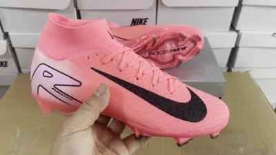 Unisex Nike Air Zoom Mercurial Superfly 10 Elite FG Football Boots - Pink/Black