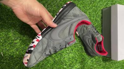 Unisex Nike Premier 2 Sala IC Football Shoes - Grey/Black/Red