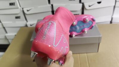 Men's Nike Air Zoom Mercurial Superfly 10 Elite SG Football Boots - Pink/Jade