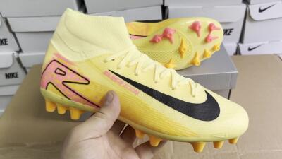 Unisex Nike Air Zoom Mercurial Superfly 10 Academy AG Football Boots - Yellow/Black/Red