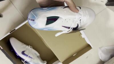 Unisex Nike Air Zoom Mercurial Vapor 16 Elite FG Football Boots - White/Purple/Pink/Jade