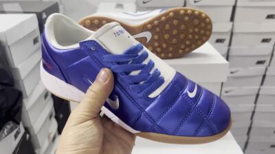 Unisex Nike Total 90 II TF Football Shoes - Blue/White/Brown