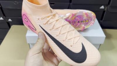 Unisex Nike Air Zoom Mercurial Superfly 10 Elite FG Football Boots - Pink/Black