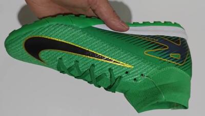 Men's Nike Air Zoom Mercurial Superfly 10 Elite TF Football Shoes - Green/Gold/White