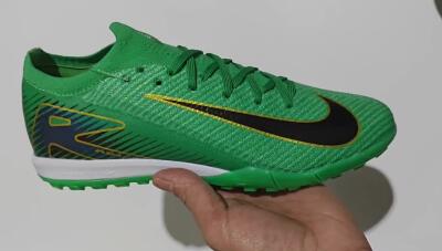 Men's Nike Air Zoom Mercurial Vapor 16 Elite TF Football Shoes - Green/Black/Gold