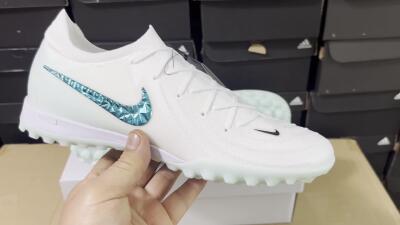 Unisex Nike Phantom GX 2 Elite TF Football Shoes - Beige/Green