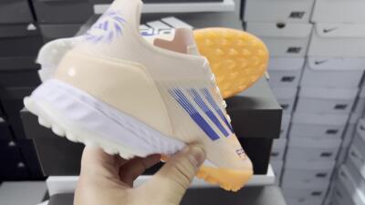 Men's Adidas F50 Elite TF Football Shoes - Orange/Blue/White