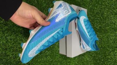 Men's Nike Air Zoom Mercurial Vapor 16 Elite FG Football Boots - Blue/White