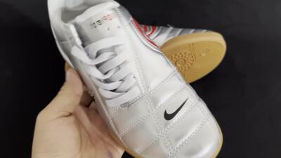 Kids Nike Total 90 III IC Football Shoes - Silver/Blue