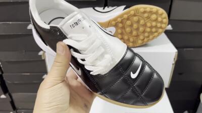 Unisex Nike Total 90 III TF Football Shoes - Black/White