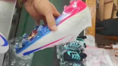 Unisex Nike Air Zoom Mercurial Vapor 16 Elite FG Football Boots - White/Blue/Pink