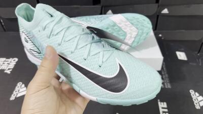 Unisex Nike Air Zoom Mercurial Vapor 16 Elite TF Football Shoes - Jade/Black/White