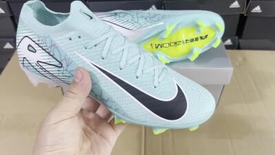 Unisex Nike Air Zoom Mercurial Vapor 16 Elite FG Football Boots - Blue/Black/White