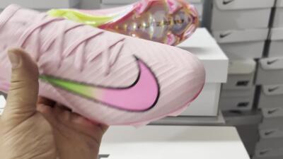 Unisex Nike Air Zoom Mercurial Vapor 16 Elite FG Football Boots - Pink/Red/Gold