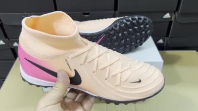 Men's Nike Phantom Luna Elite NU TF Football Shoes - Pink/Black