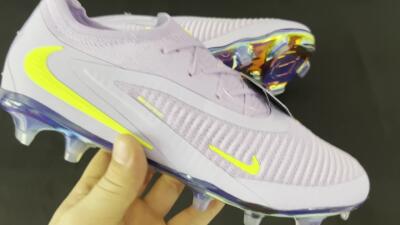 Men's Nike Phantom 6 Low Elite FG Football Boots - Purple/Yellow/Gold