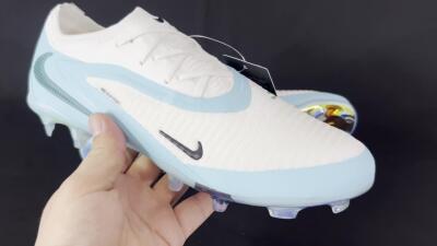 Men's Nike Phantom 6 Low Elite FG Football Boots - Beige/Jade/Gold