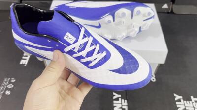 Men's Nike Hypervenom Phantom FG Football Boots - White/Blue