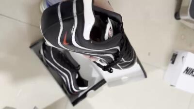 Men's Nike Mercurial Vapor R9 FG Football Boots - Black/White/Red