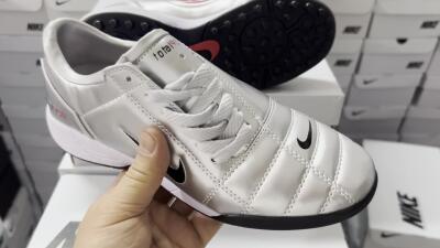 Unisex Nike Total 90 III TF Football Shoes - Silver/Black/Red