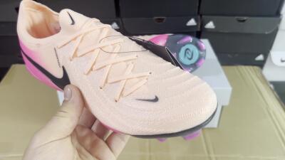 Unisex Nike Phantom GX 2 Elite FG Football Boots - Pink/Black