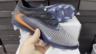 Men's Nike Phantom 6 Low Elite FG Football Boots - Black/Blue/Red