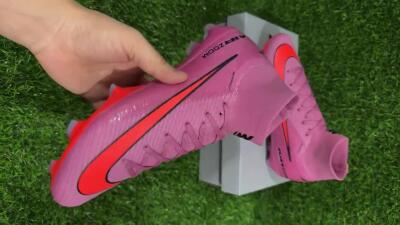 Unisex Nike Air Zoom Mercurial Superfly 10 Elite FG Football Boots - Red/Black/Orange