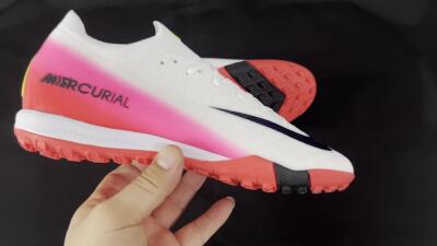Unisex Nike Air Zoom Mercurial Vapor 16 Elite TF Football Shoes - White/Black/Pink