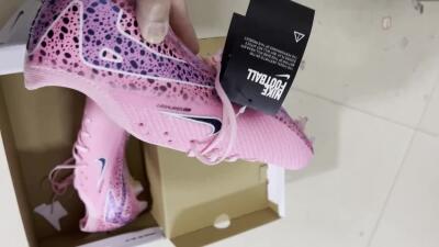 Unisex Nike Air Zoom Mercurial Vapor 16 Elite FG Football Boots - Pink/Black/White