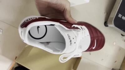 Unisex Nike Total 90 III TF Football Shoes - Red/White/Black