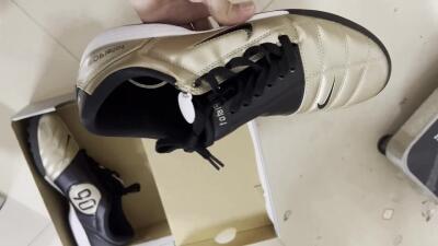 Men's Nike Total 90 III TF Football Shoes - Gold/Black/White