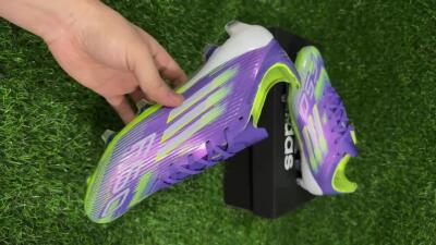 Unisex Adidas F50 Elite FG Football Boots - Purple/Yellow/White