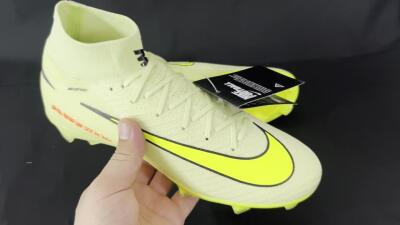 Unisex Nike Air Zoom Mercurial Superfly 10 Elite FG Football Boots - Yellow/Black/Red