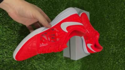 Unisex Nike Lunar Gato 2 IC Football Shoes - Red/White