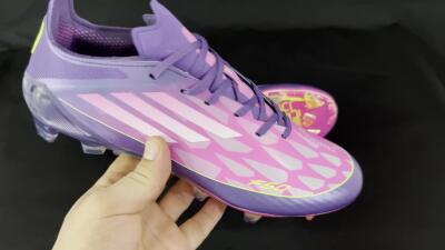 Men's Adidas F50 Elite FG Football Boots - Pink/Purple/Yellow