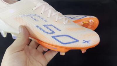 Unisex Adidas F50+ Lightstrike Pro Laceless FG Football Boots - Red/Blue/White