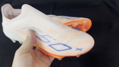 Unisex Adidas F50+ Lightstrike Pro Laceless FG Football Boots - Red/Blue/White