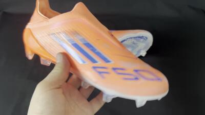 Unisex Adidas F50+ Elite Laceless FG Football Boots - Red/Blue/Silver