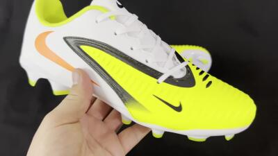 Men's Nike Phantom 6 Elite FG Football Boots - Yellow/Black/Red