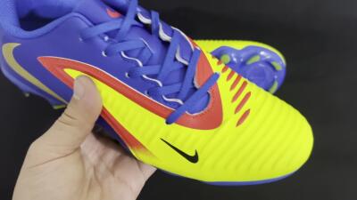 Men's Nike Phantom 6 Elite Low FG Football Boots - Yellow/Blue/Gold