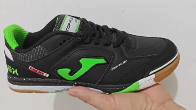 Men's Joma Top Flex IC Football Shoes - Black/Yellow/Red