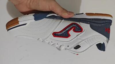 Men's Joma Top Flex IC Football Shoes - White/Red/Black