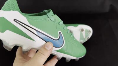 Men's Nike Tiempo Legend 10 Elite FG Football Boots - Green/Blue/White
