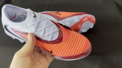 Unisex Nike Phantom 6 Elite Low FG Football Boots - Red/Jade/Black