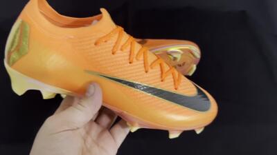 Men's Nike Air Zoom Mercurial Vapor 16 Elite FG Football Boots - Red/Black/Gold