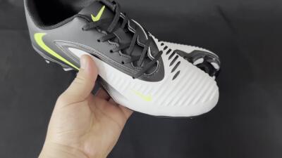 Men's Nike Phantom 6 Elite Low FG Football Boots - White/Black/Yellow
