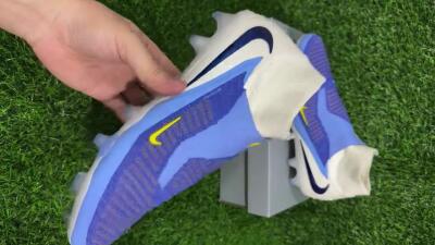 Unisex Nike Phantom 6 Elite FG Football Boots - Blue/White/Black
